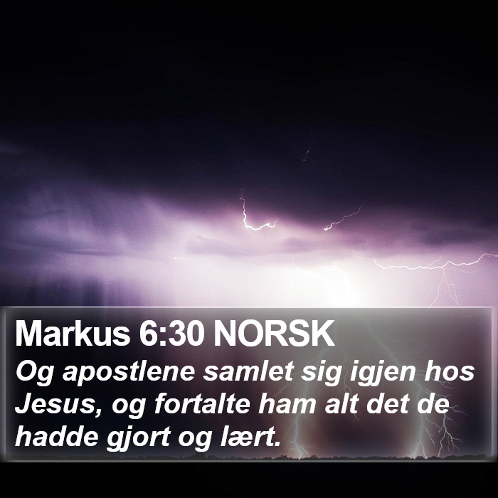 Markus 6:30 NORSK Bible Study