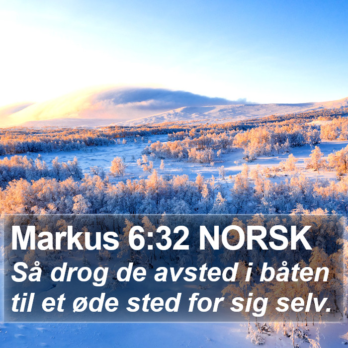 Markus 6:32 NORSK Bible Study