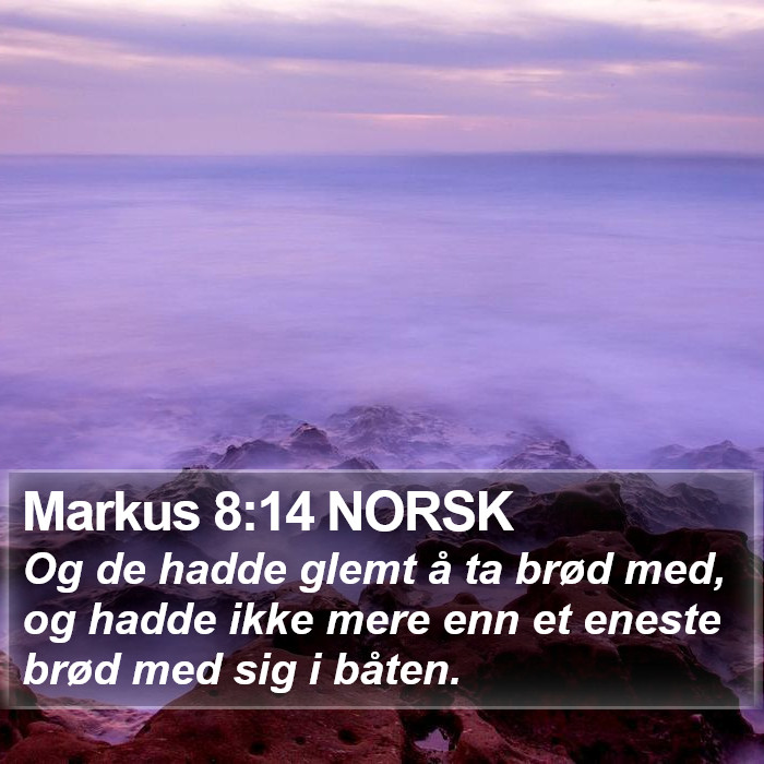 Markus 8:14 NORSK Bible Study