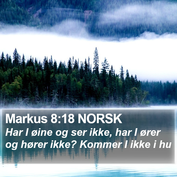 Markus 8:18 NORSK Bible Study