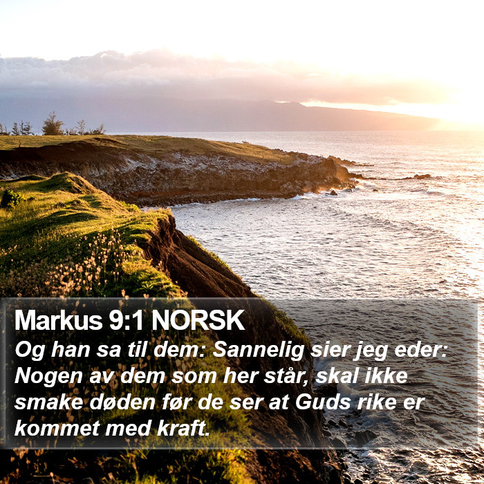 Markus 9:1 NORSK Bible Study