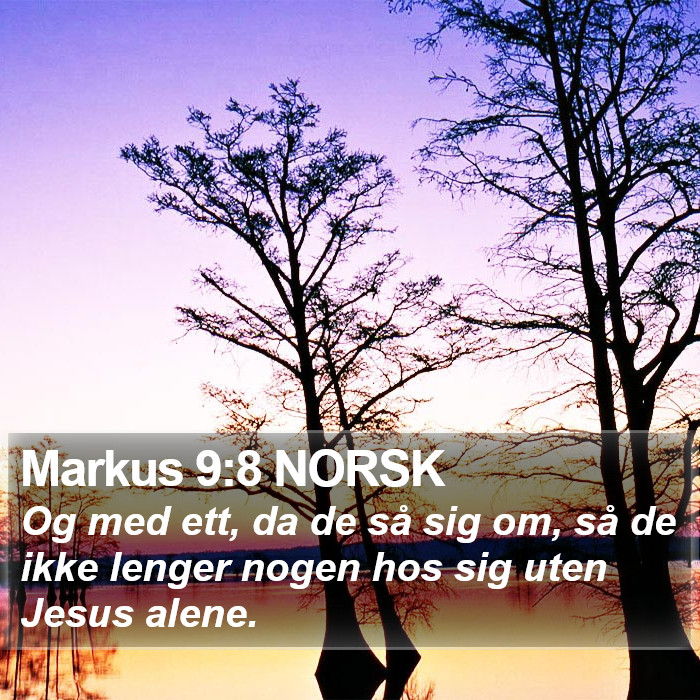 Markus 9:8 NORSK Bible Study