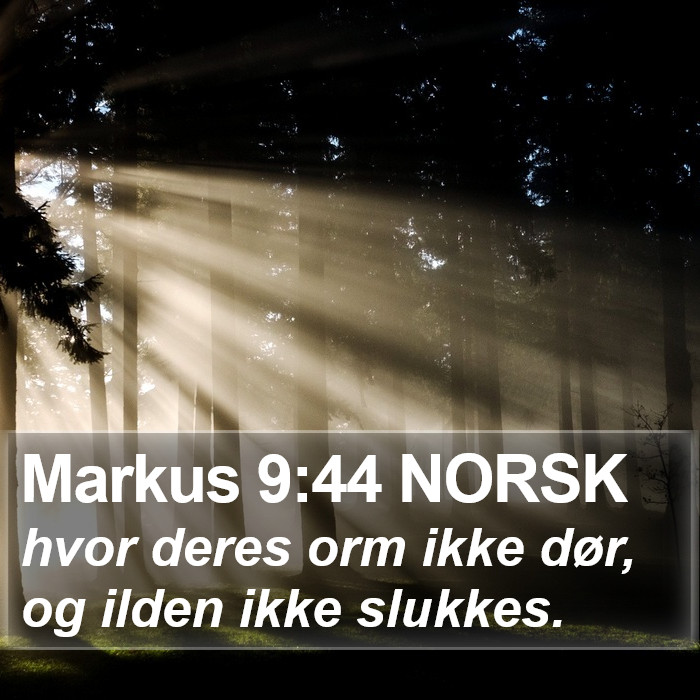 Markus 9:44 NORSK Bible Study