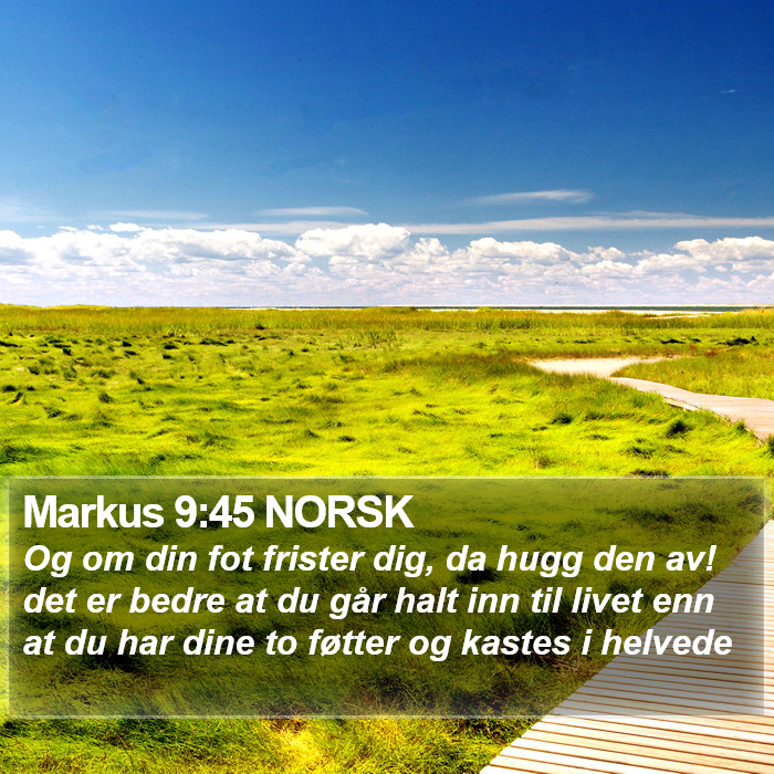 Markus 9:45 NORSK Bible Study