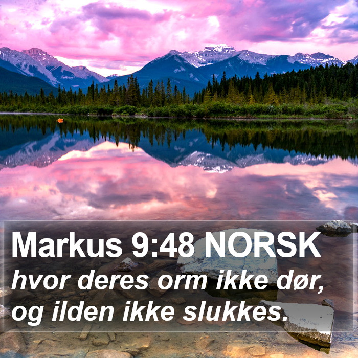 Markus 9:48 NORSK Bible Study