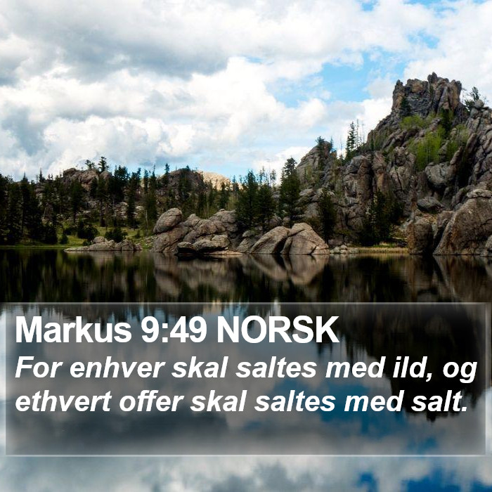 Markus 9:49 NORSK Bible Study