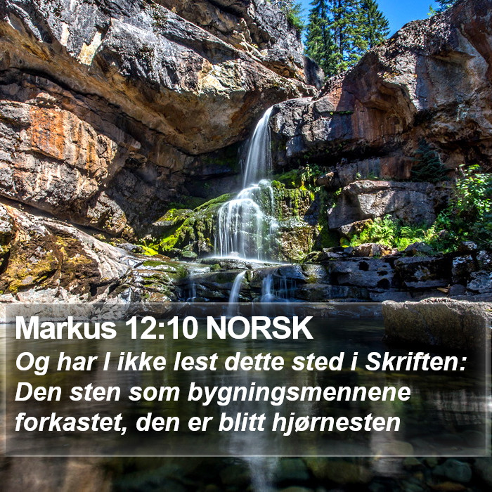 Markus 12:10 NORSK Bible Study