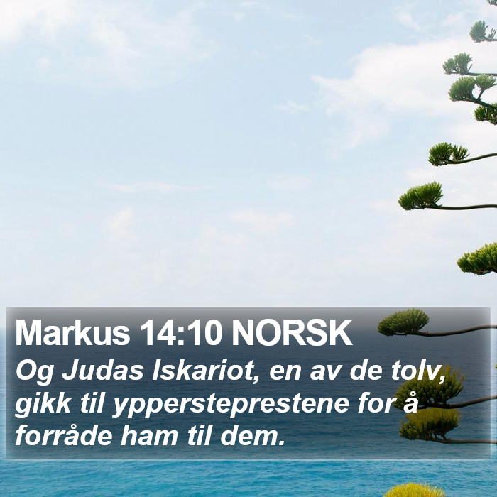 Markus 14:10 NORSK Bible Study