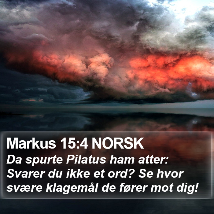 Markus 15:4 NORSK Bible Study