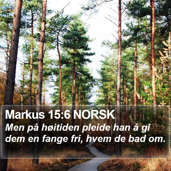 Markus 15:6 NORSK Bible Study