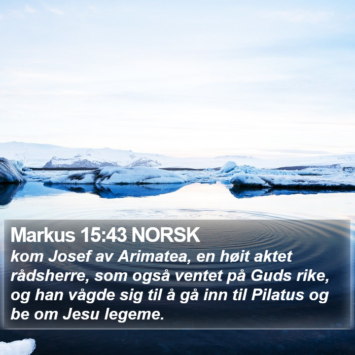 Markus 15:43 NORSK Bible Study