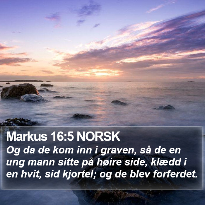 Markus 16:5 NORSK Bible Study