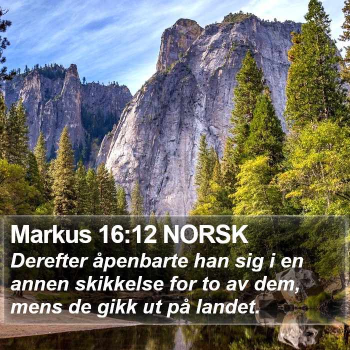 Markus 16:12 NORSK Bible Study