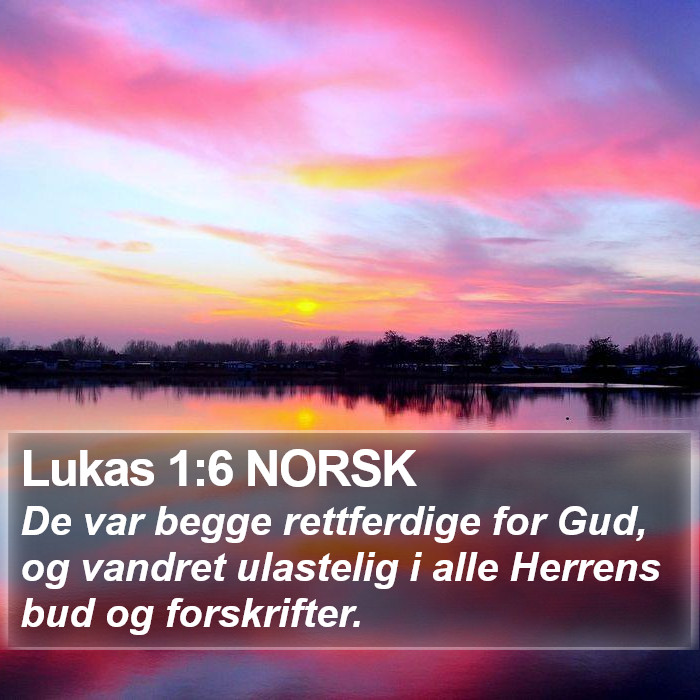 Lukas 1:6 NORSK Bible Study