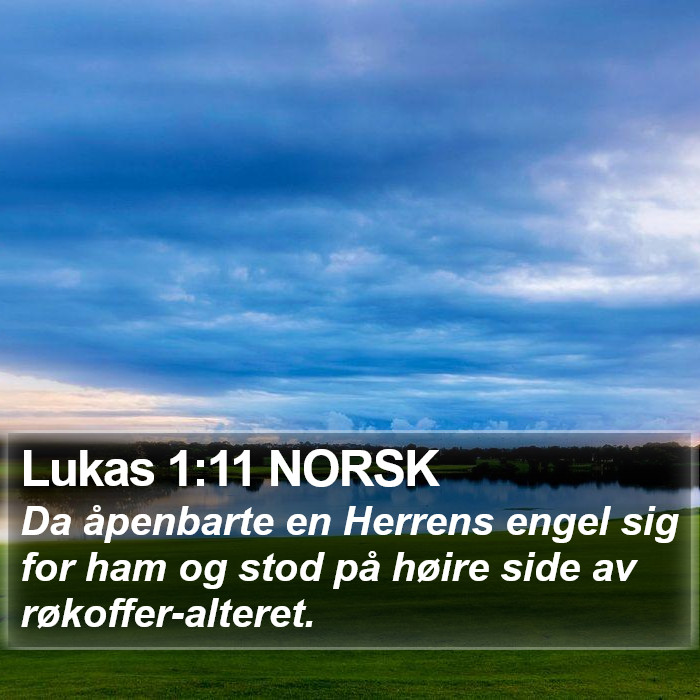 Lukas 1:11 NORSK Bible Study