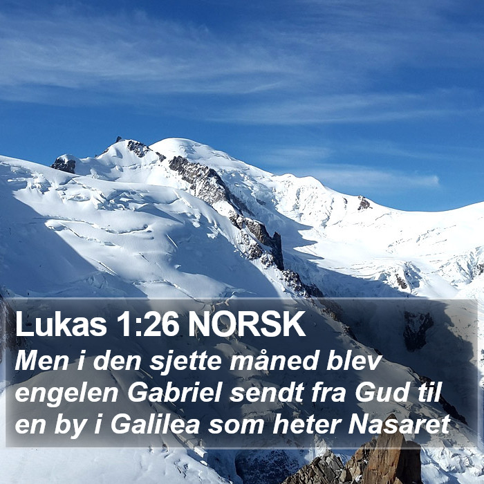 Lukas 1:26 NORSK Bible Study