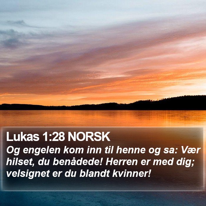 Lukas 1:28 NORSK Bible Study