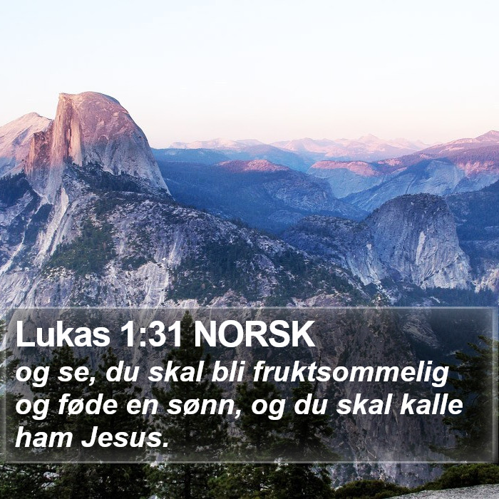 Lukas 1:31 NORSK Bible Study