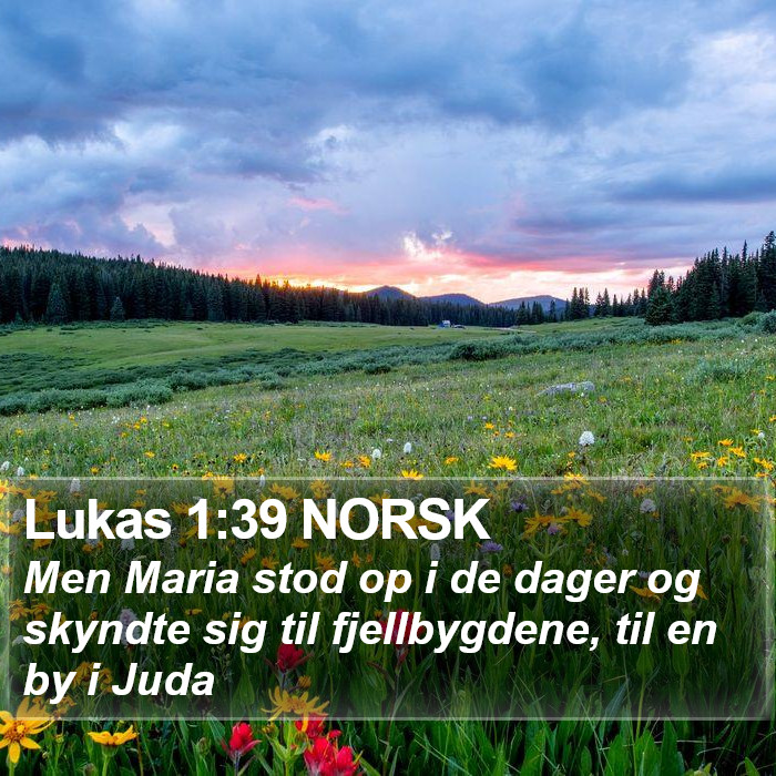 Lukas 1:39 NORSK Bible Study