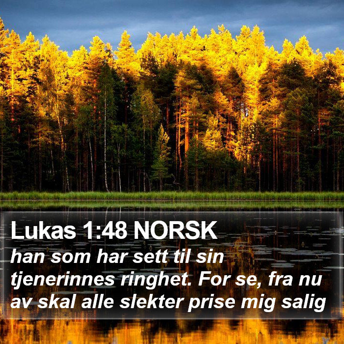 Lukas 1:48 NORSK Bible Study