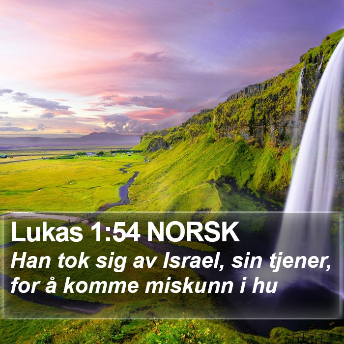 Lukas 1:54 NORSK Bible Study