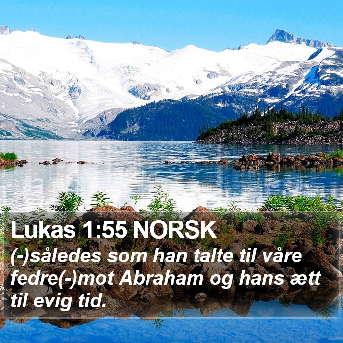 Lukas 1:55 NORSK Bible Study