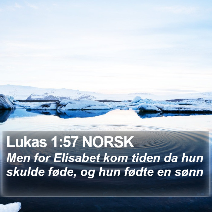 Lukas 1:57 NORSK Bible Study