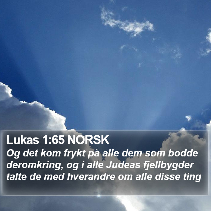 Lukas 1:65 NORSK Bible Study