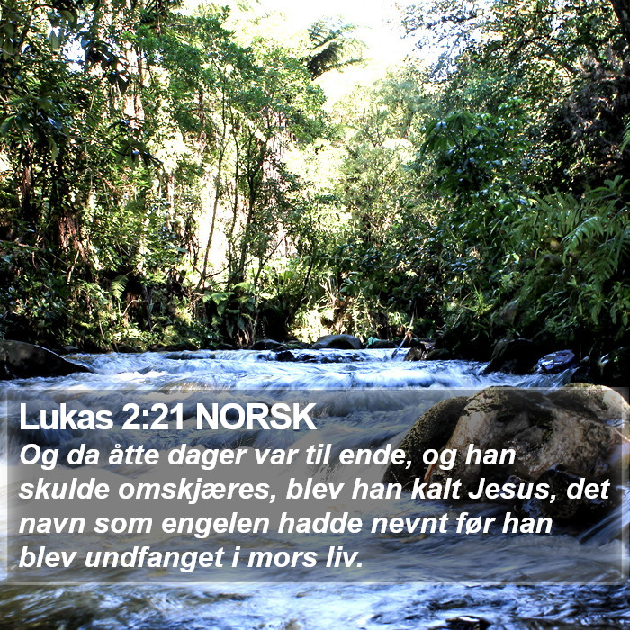 Lukas 2:21 NORSK Bible Study