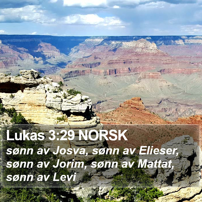 Lukas 3:29 NORSK Bible Study