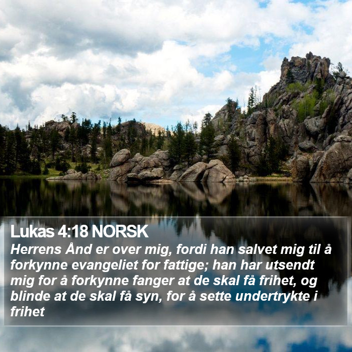 Lukas 4:18 NORSK Bible Study
