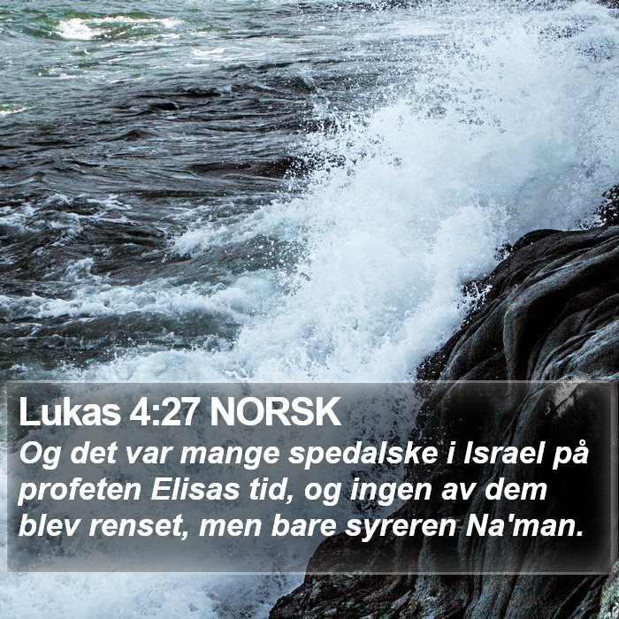 Lukas 4:27 NORSK Bible Study