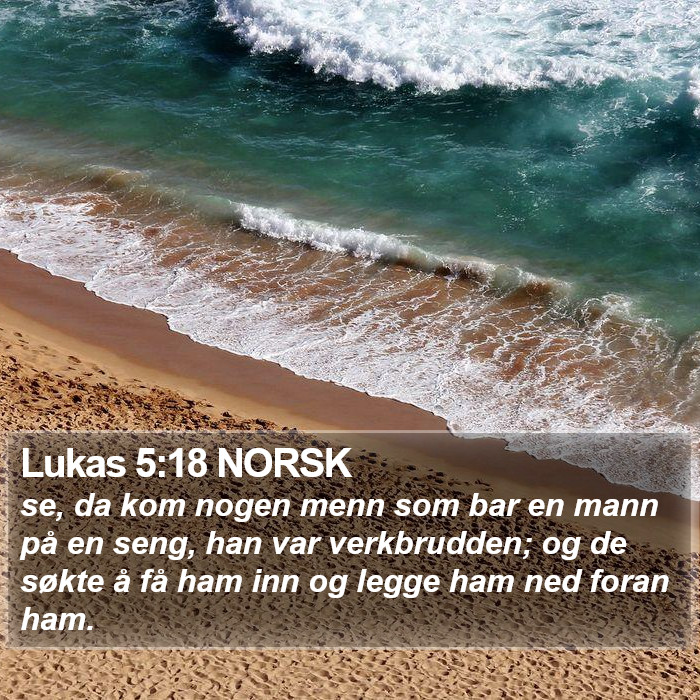 Lukas 5:18 NORSK Bible Study