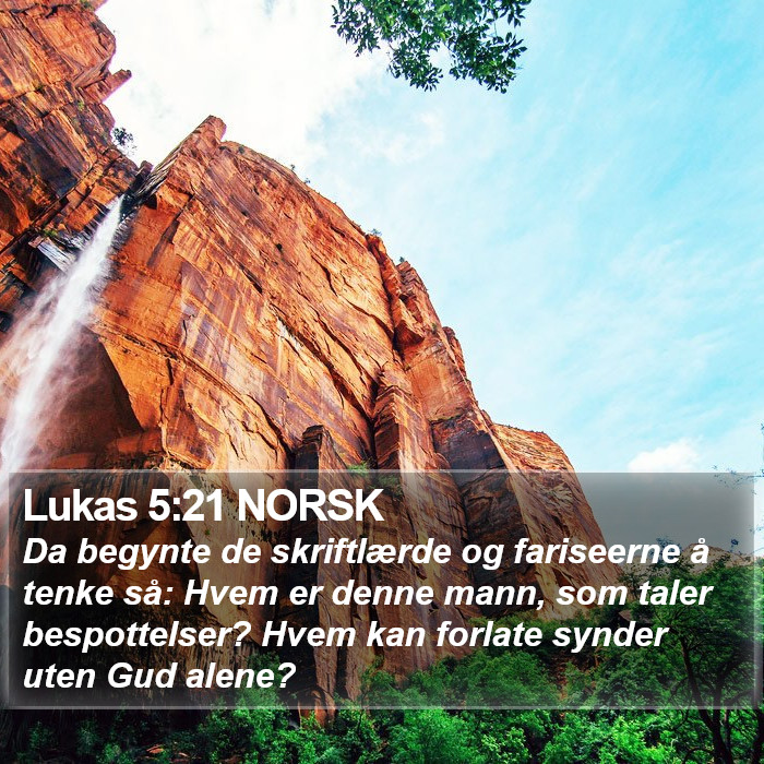 Lukas 5:21 NORSK Bible Study