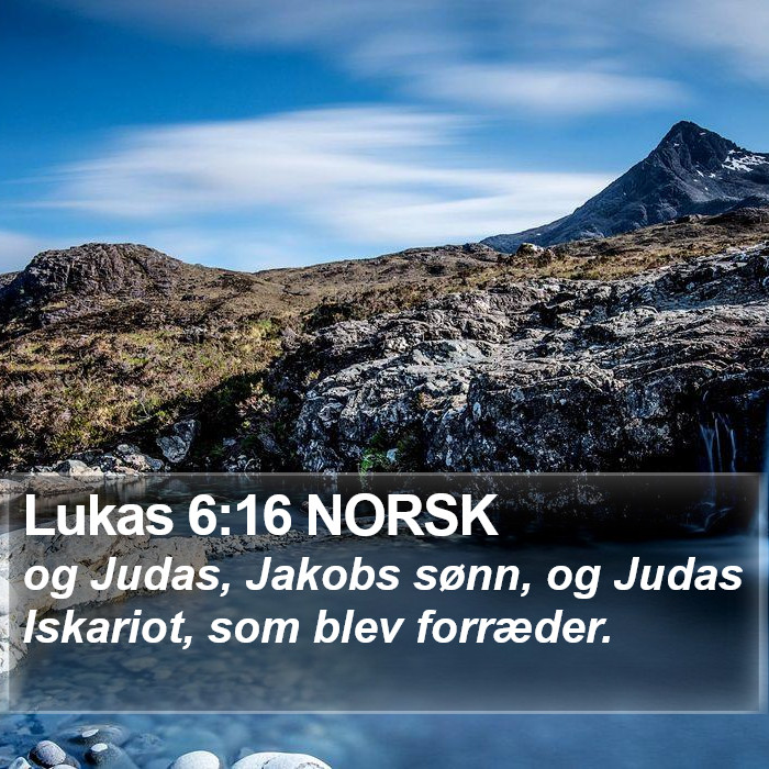 Lukas 6:16 NORSK Bible Study
