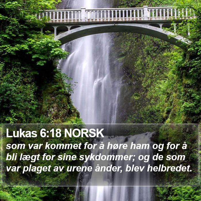 Lukas 6:18 NORSK Bible Study