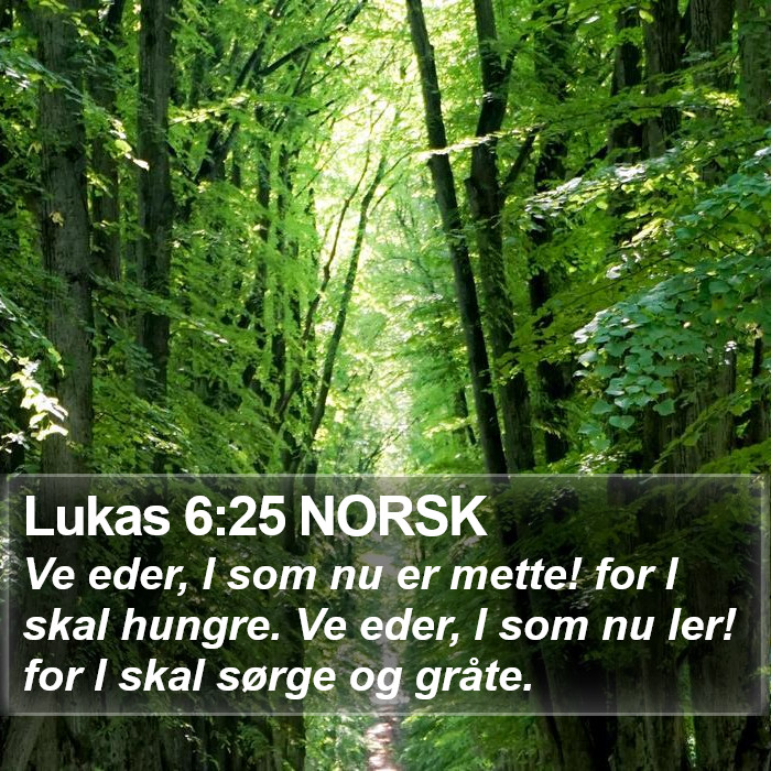Lukas 6:25 NORSK Bible Study