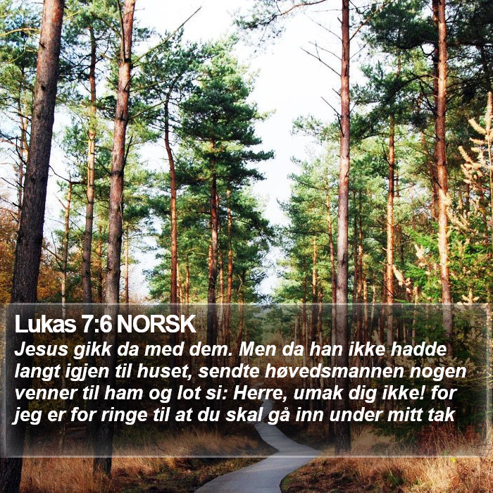 Lukas 7:6 NORSK Bible Study