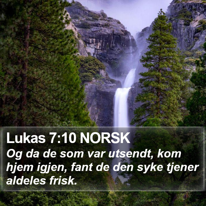 Lukas 7:10 NORSK Bible Study