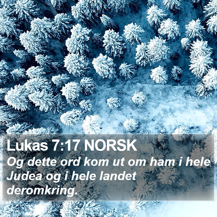 Lukas 7:17 NORSK Bible Study