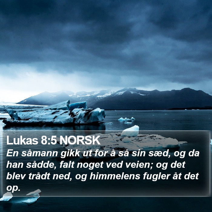 Lukas 8:5 NORSK Bible Study