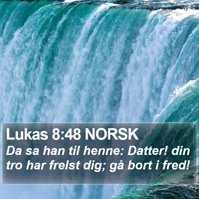 Lukas 8:48 NORSK Bible Study