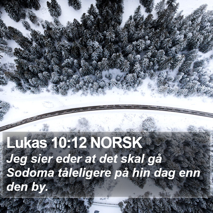 Lukas 10:12 NORSK Bible Study