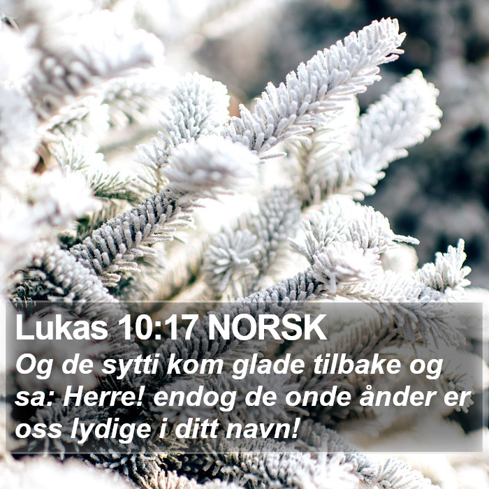 Lukas 10:17 NORSK Bible Study