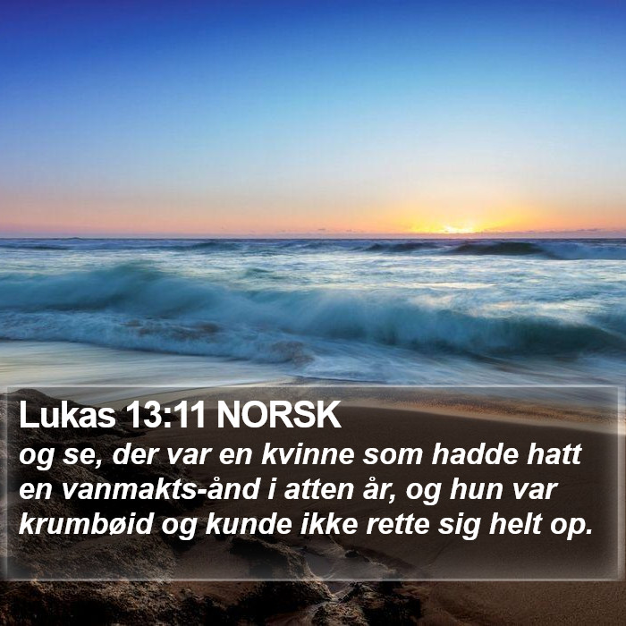 Lukas 13:11 NORSK Bible Study
