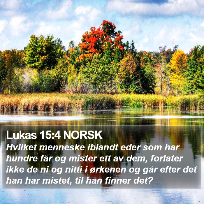 Lukas 15:4 NORSK Bible Study
