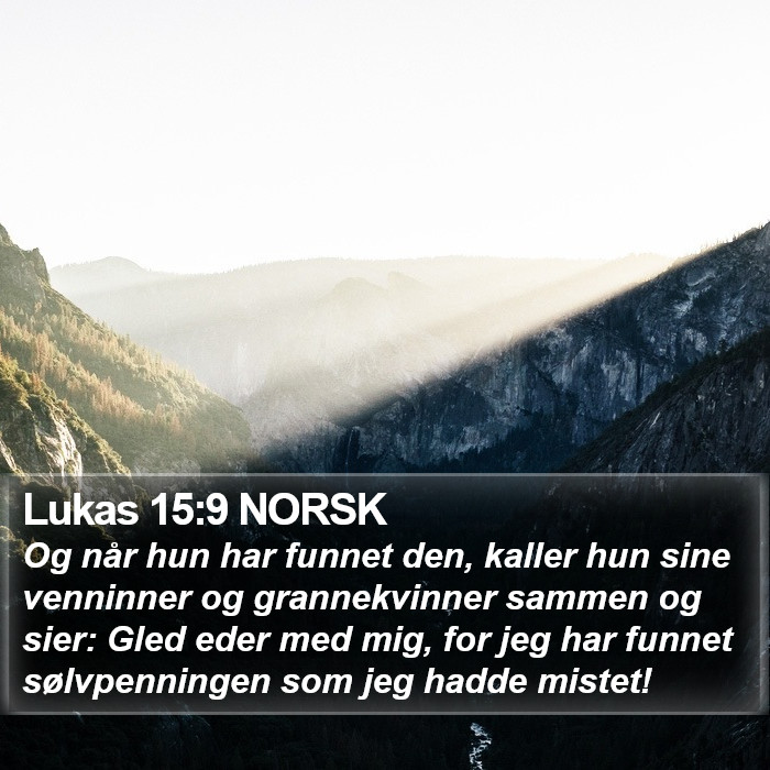 Lukas 15:9 NORSK Bible Study