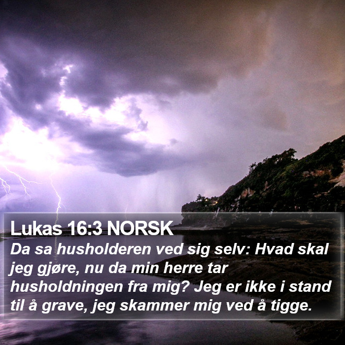Lukas 16:3 NORSK Bible Study