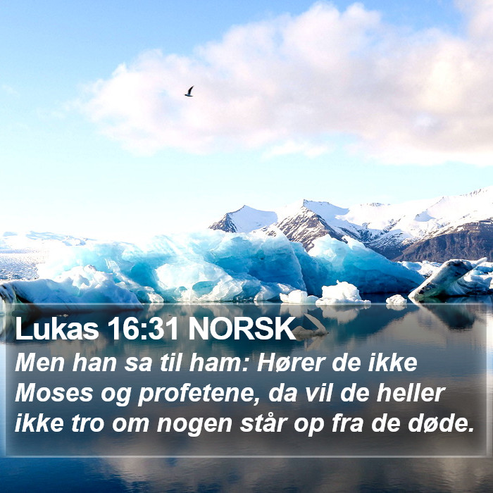 Lukas 16:31 NORSK Bible Study