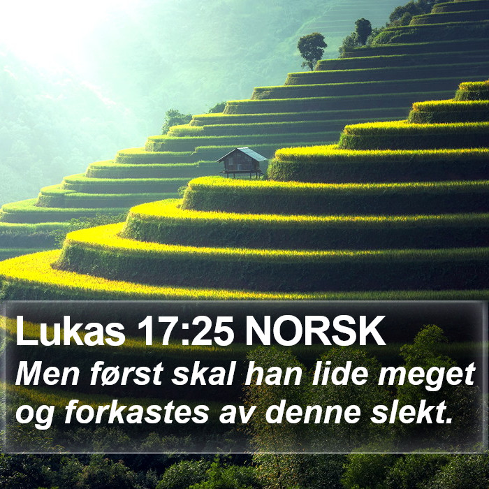 Lukas 17:25 NORSK Bible Study